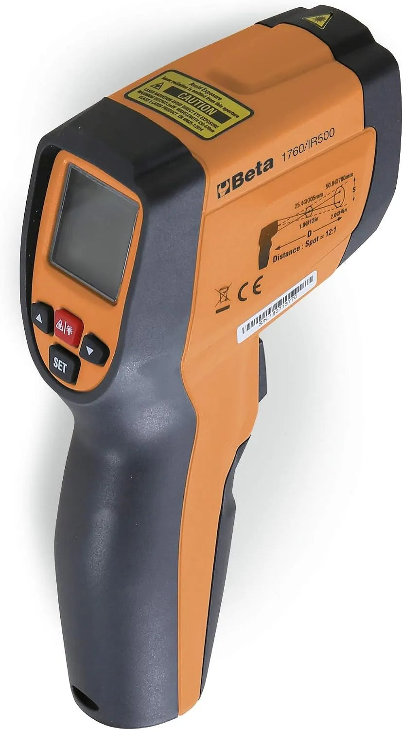 1760/IR500 Termometro, display LCD, professionale, per Officina e Manutenzione